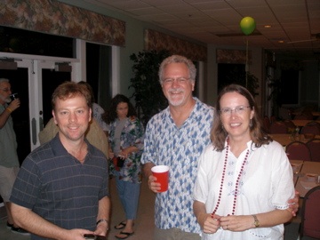 The editor of The Coastal Star, Mary Kate Leming, and Jerry Lower, her husband and The Coastal Star publisher, hosting area journalists in August 2008 in Briny Breezes.